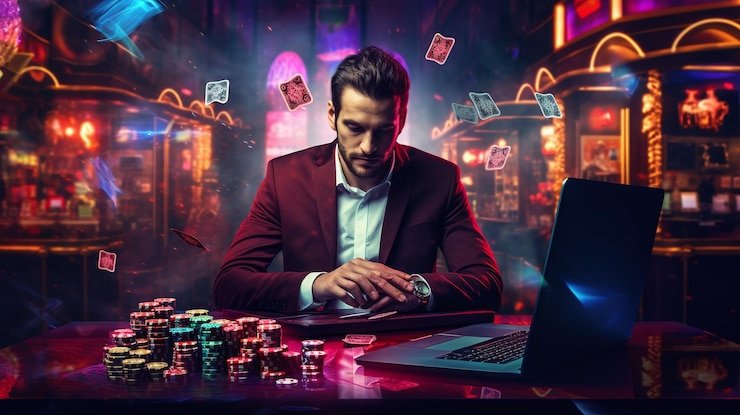Tampilan antarmuka Monopoly Live dengan dealer profesional dan roda permainan interaktif